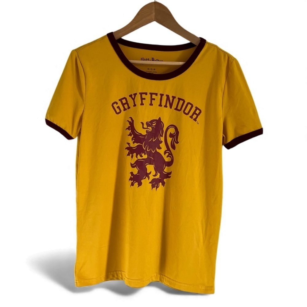 Harry Potter Gryffindor Yellow Short Sleeve Tee
